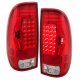 Ford F150 1997-2003 Clear Headlights LED DRL Signal LED Tail Lights Red