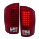 Dodge Ram 3500 2003-2005 Clear Headlights and LED Tail Lights Red Clear