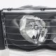 Dodge Ram 2500 2003-2005 Black Headlights and Tinted LED Tail Lights