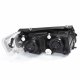 VW Passat 1997-2000 Black Clear Headlights and Corner Lights