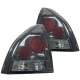 Honda Prelude 1992-1996 Black Clear Headlights and Smoked Tail Lights