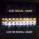 Dodge Dakota 1997-2004 Clear Euro Headlights with LED Signal Lights