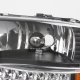 Dodge Durango 1998-2003 Black Euro Headlights with LED Signal Lights