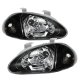 Honda Del Sol 1993-1995 JDM Black Headlights Fog Lights and Tail Lights