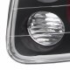 Honda Del Sol 1993-1995 Clear Headlights Fog Lights and Black Tail Lights