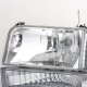 Ford Bronco 1992-1996 Clear Headlights and Bumper Lights Set