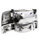 Ford F250 1992-1996 Clear Headlights and Bumper Lights Set