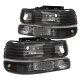 Chevy Tahoe 2000-2006 Black Headlights and Bumper Lights