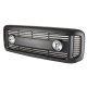 Ford F250 Super Duty 1999-2004 Black Grille with Fog Lights and Headlights Set