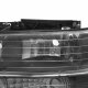 Chevy Silverado 1999-2002 Black Billet Grille and Headlights Bumper Lights