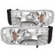 Dodge Ram 2500 1994-2001 Clear Euro Headlights