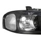 Nissan Sentra 2000-2003 Black Clear Headlights