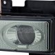 GMC Sierra 2500 1994-2000 Smoked Angel Eyes Halo Projector Headlights Set