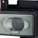 GMC Suburban 1994-1999 Smoked Angel Eyes Halo Projector Headlights LED DRL