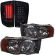 Dodge Ram 2002-2005 Smoked Headlights and LED Tail Lights