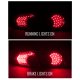 Mazda 6 Sedan 2003-2008 Clear LED Tail Lights