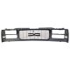 GMC Sierra 1994-1998 Black Replacement Grille with Chrome Trim