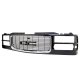 GMC Suburban 1994-1999 Black Replacement Grille with Chrome Trim