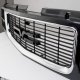 GMC Suburban 1994-1999 Black Replacement Grille with Chrome Trim