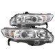 Honda Civic Coupe 2006-2011 Clear Projector Headights