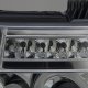 Toyota Tundra 2007-2013 Smoked Dual Halo Projector Headlights with LED