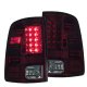 Dodge Ram 2500 2010-2015 Red and Smoked LED Tail Lights