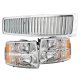 Chevy Silverado 2007-2013 Chrome Grille and  Headlight LED DRL