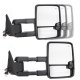 Chevy Silverado 1988-1998 Chrome Power Towing Mirrors LED Lights