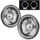 Ford F250 1969-1979 Black Chrome Halo Sealed Beam Headlight Conversion