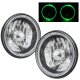 Ford Bronco 1969-1978 Green Halo Black Chrome Sealed Beam Headlight Conversion