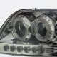 Ford F150 1997-2003 Smoked Halo Projector Headlights with LED