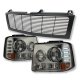 Chevy Tahoe 2000-2006 Black Grille and Smoked Headlight Conversion Kit
