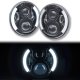 Chevy Suburban 1974-1980 Black LED Projector Sealed Beam Headlights DRL