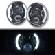 Ford F350 1969-1979 Black LED Projector Sealed Beam Headlights DRL
