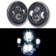 VW Cabriolet 1985-1993 Black LED Projector Sealed Beam Headlights