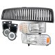 Dodge Ram 2500 1994-2002 Black Vertical Grille and Headlights with LED Corner Lights Fog light