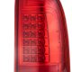 Ford F250 Super Duty 1999-2007 Red Clear LED Tail Lights