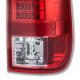 Ford F350 Super Duty 1999-2007 Red Clear LED Tail Lights