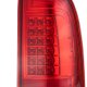 Ford F350 Super Duty 1999-2007 Red Clear LED Tail Lights