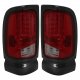 Dodge Ram 3500 1994-2002 LED Tail Lights Red Smoked