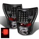 Toyota Tundra 2007-2013 Black and Clear LED Tail Lights