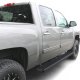 Chevy Silverado 3500HD Crew Cab 2007-2014 iBoard Running Boards Black Aluminum 6 Inches