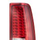 Chevy Silverado 2500HD 2003-2006 Red Clear LED Tail Lights