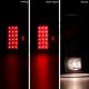 Ford F450 Super Duty 1999-2007 LED Tail Lights Black Chrome