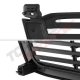 Chevy Avalanche 2003-2006 Black Front Grille and Halo Headlights LED DRL Bumper Lights