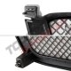 Chevy Avalanche 2003-2006 Black Grille Silver Mesh and Smoked Headlights