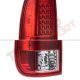 Ford F350 Super Duty 1999-2004 Headlights and LED Tail Lights Red Clear