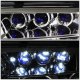 Lexus SC400 1992-1999 Clear Halo Projector Headlights with LED Daytime Running Lights