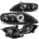 Lexus SC300 1992-1999 Black High Beam and Projector Headlights Set