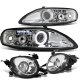 Lexus SC300 1992-1999 Clear High Beam and Halo Projector Headlights Set